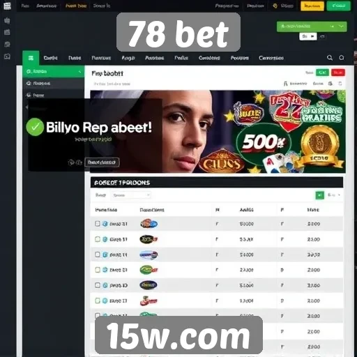 Novas funcionalidades do site 78 bet em análise
